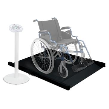 Báscula plataforma digital para silla de ruedas. Clase III