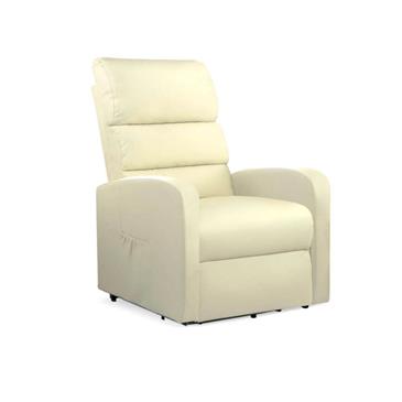 Sillon levanta personas con masaje y calor lumbrar. Color beige