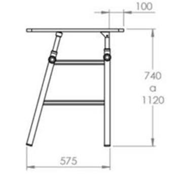 Mesa de trabajo para fisioterapia