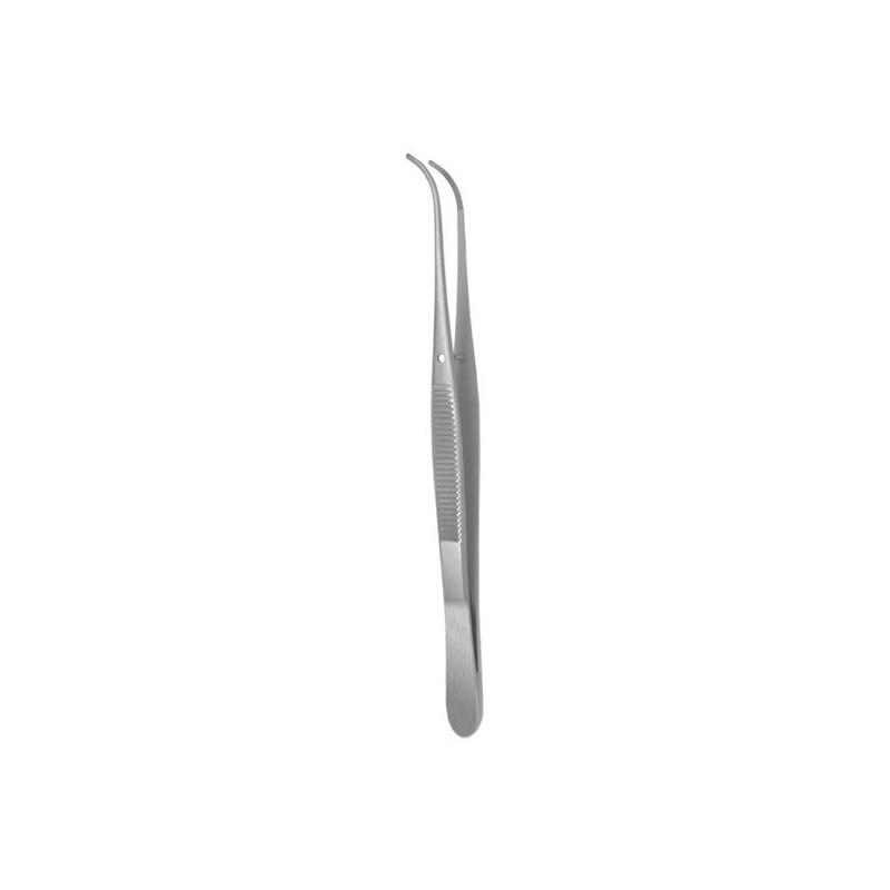 Pinza diseccion curva s/dientes 16 cm