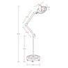 Lampara lupa led de luz fria de 5 dioptrias