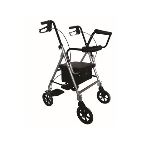 Rollator plegable doble funcion en aluminio