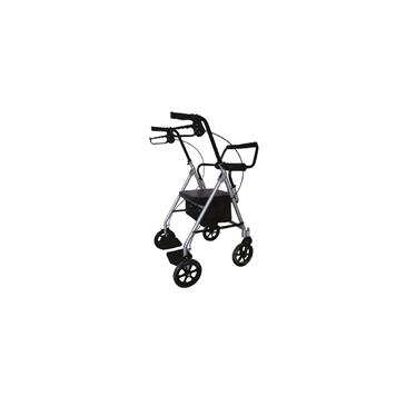 Rollator plegable doble funcion en aluminio