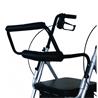 Rollator plegable doble funcion en aluminio