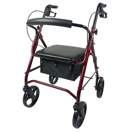 Rollator aluminio plegable con frenos