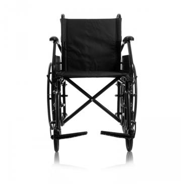 Silla de ruedas plegable autopropulsable. Ancho asiento 45 cm