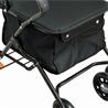 Andador-rollator shopping. Color negro