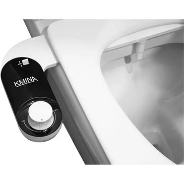 Bidet inodoro WC chorroagua fria. Color negro