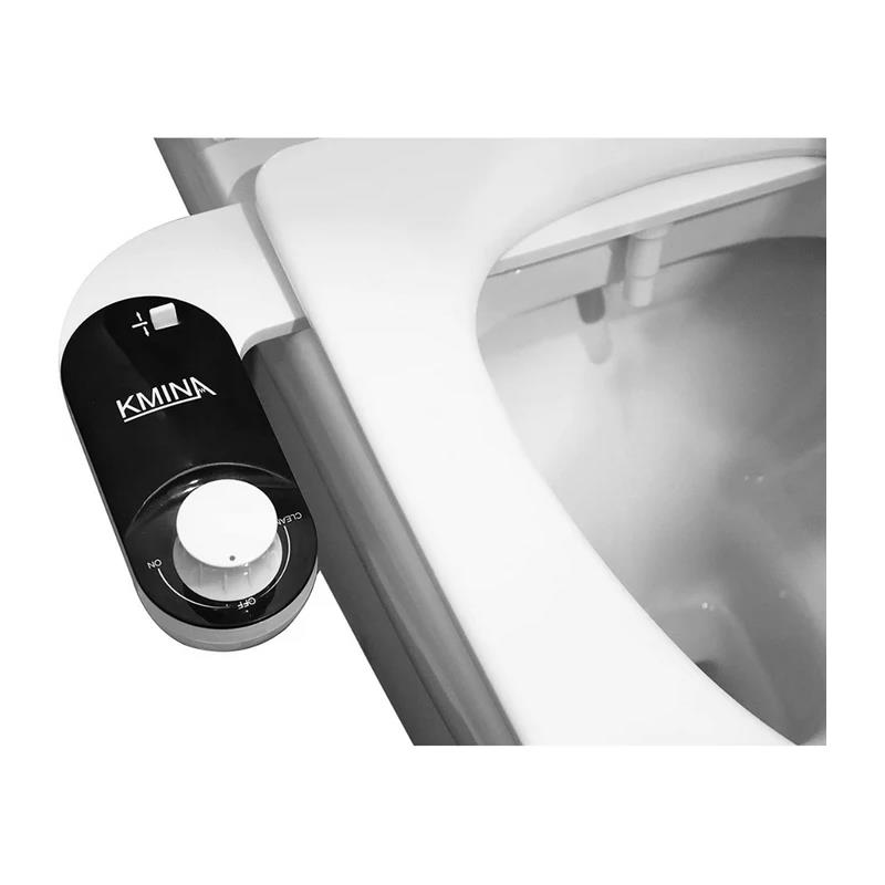 Bidet inodoro WC chorroagua fria. Color negro