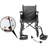 Silla de ruedas plegable y ligera. Asiento 43 cm