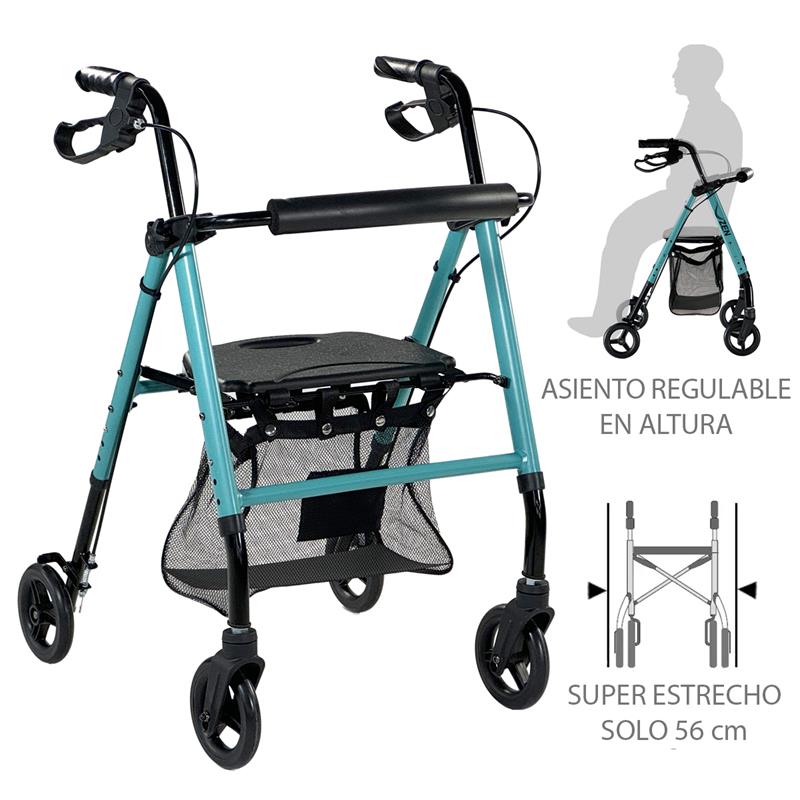 Rollator con frenos por manetas ZEN SLIM