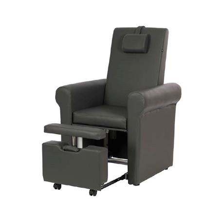 Sillon de pedicura con reposapies regulable