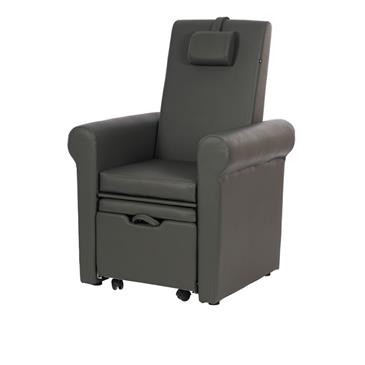 Sillon de pedicura con reposapies regulable