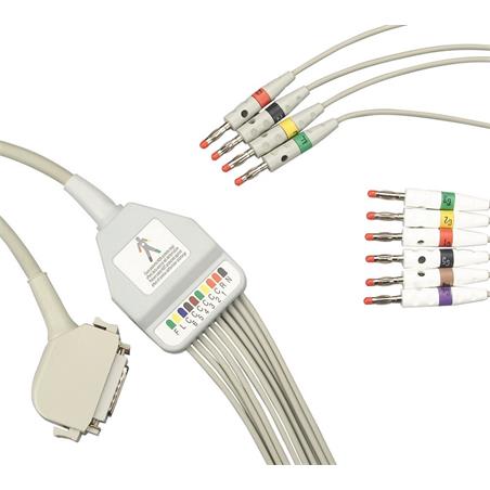 CABLE DE PACIENTE PARA ELECTROCARDIÓGRAFO.