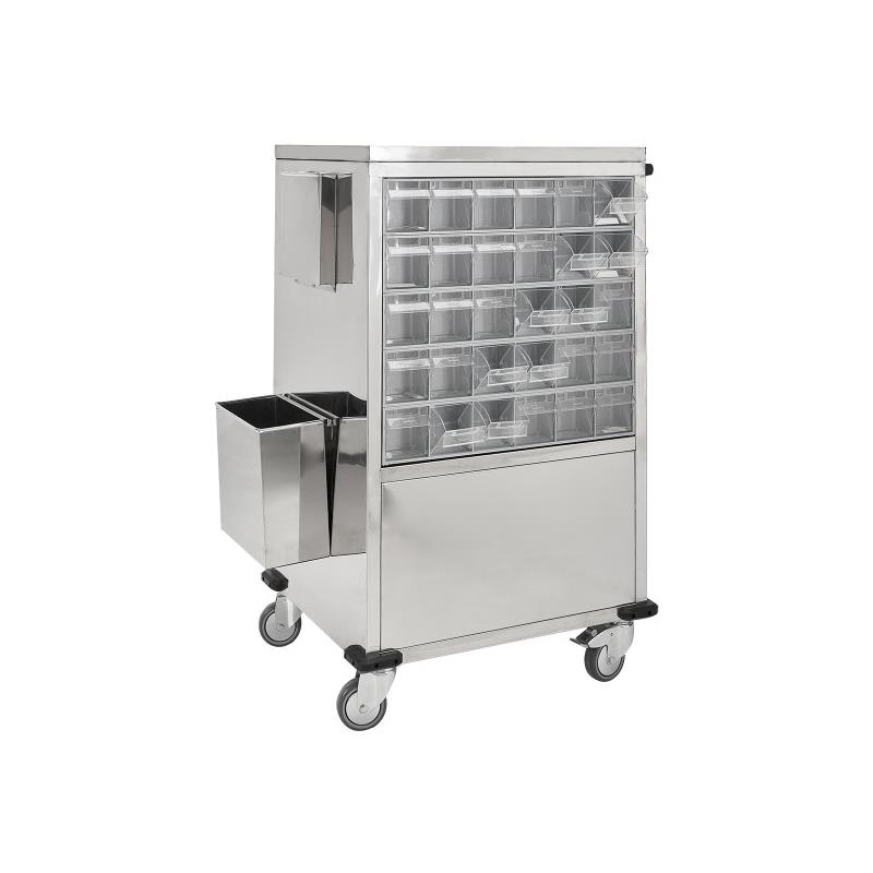 SOPORTE BOTELLA ORINAL A PARED EN ACERO INOX.
